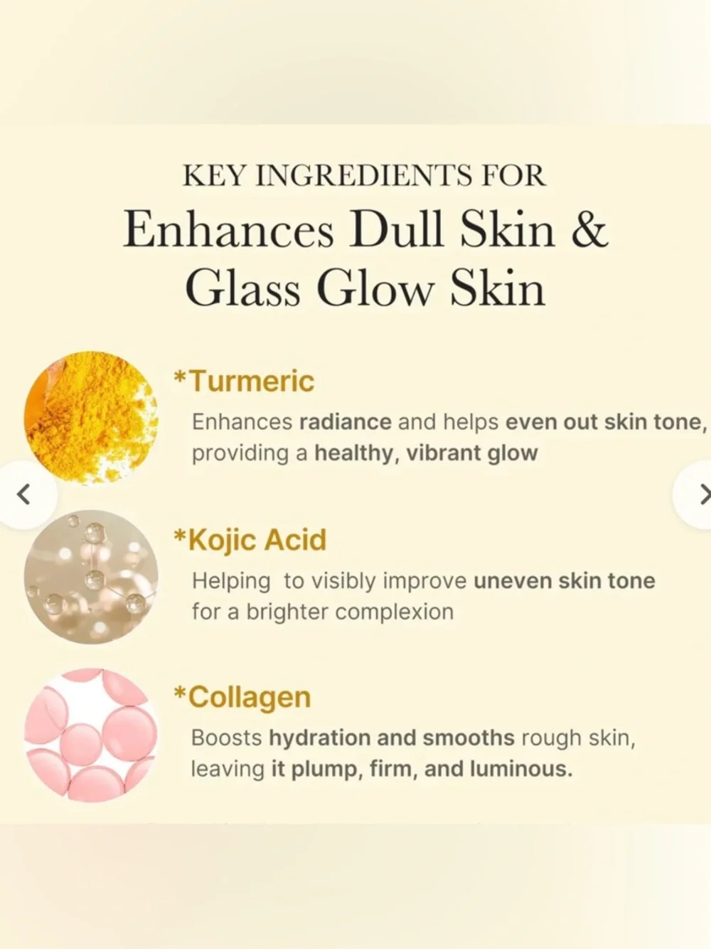 New 🆕 QUIA Korean Beauty Kojic Acid Turmeric Overnight Mask - Gold